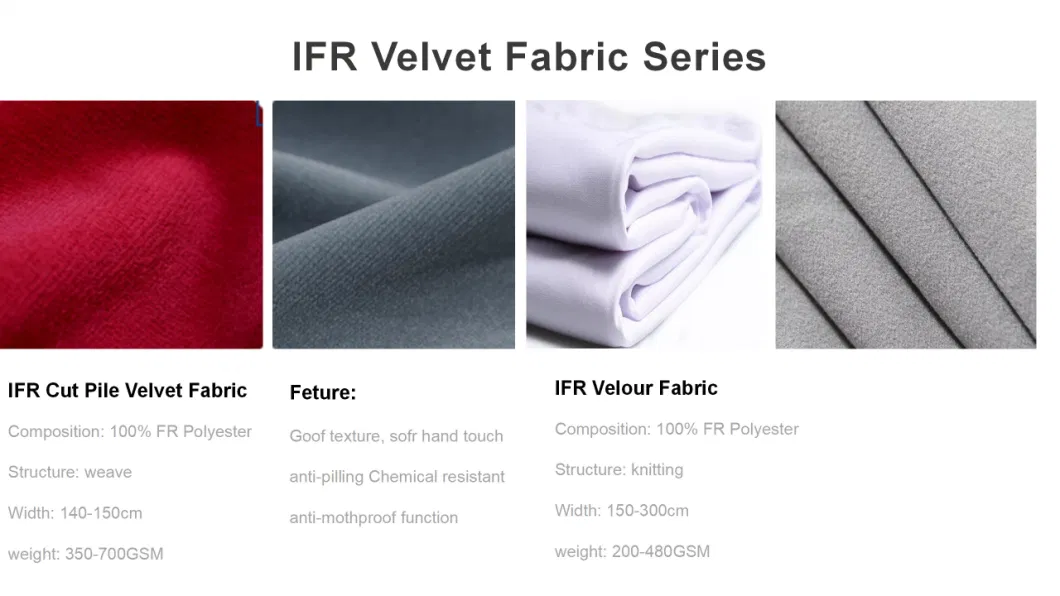 Classic Style Inherently Flame Retardant Chevron Jacquard Curtain Fabric